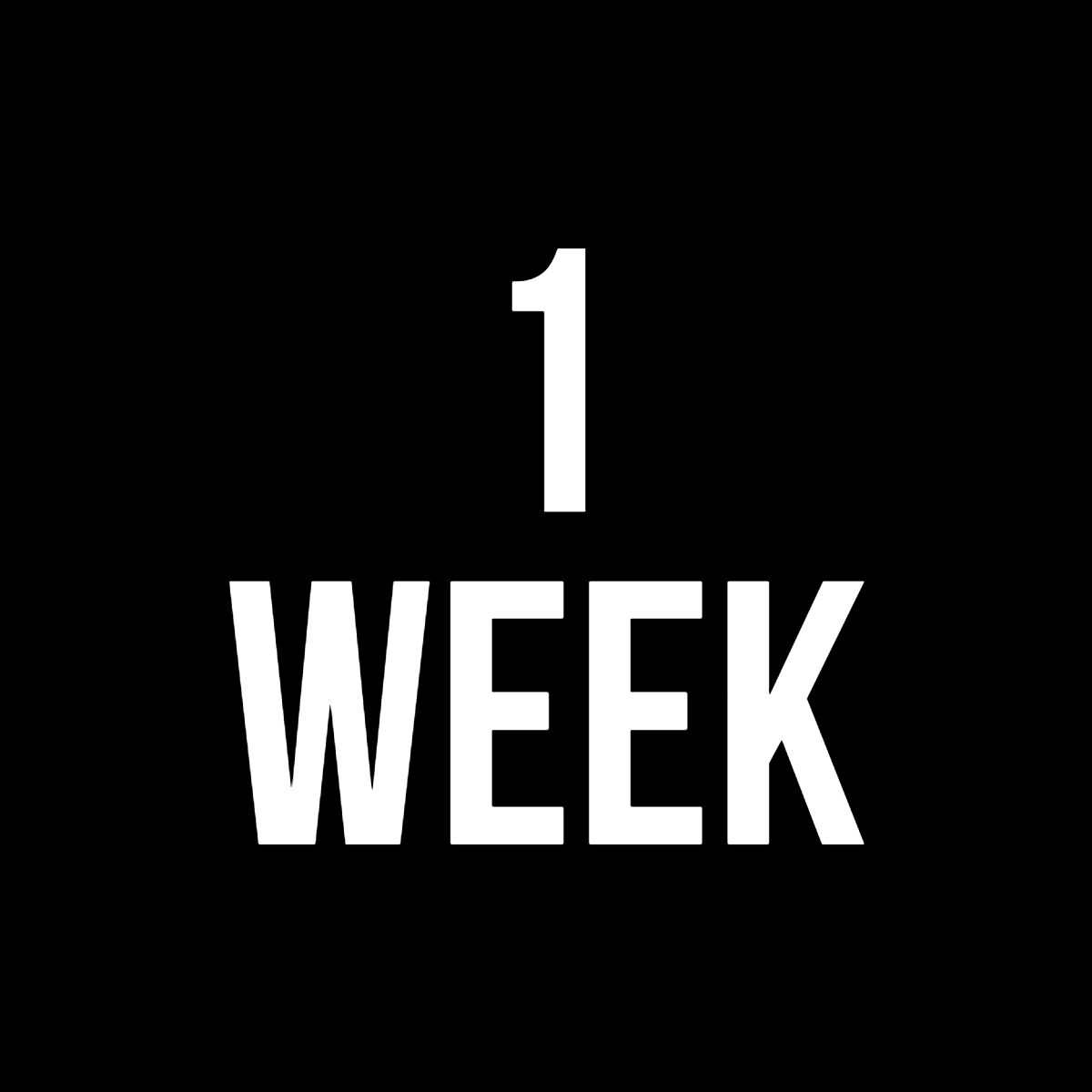 1 week